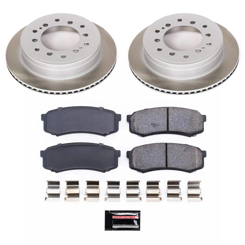 PowerStop Power Stop 10-14 Toyota FJ Cruiser Rear Semi-Coated Rotor Kit SC5875 SC5875 Photo - Primary