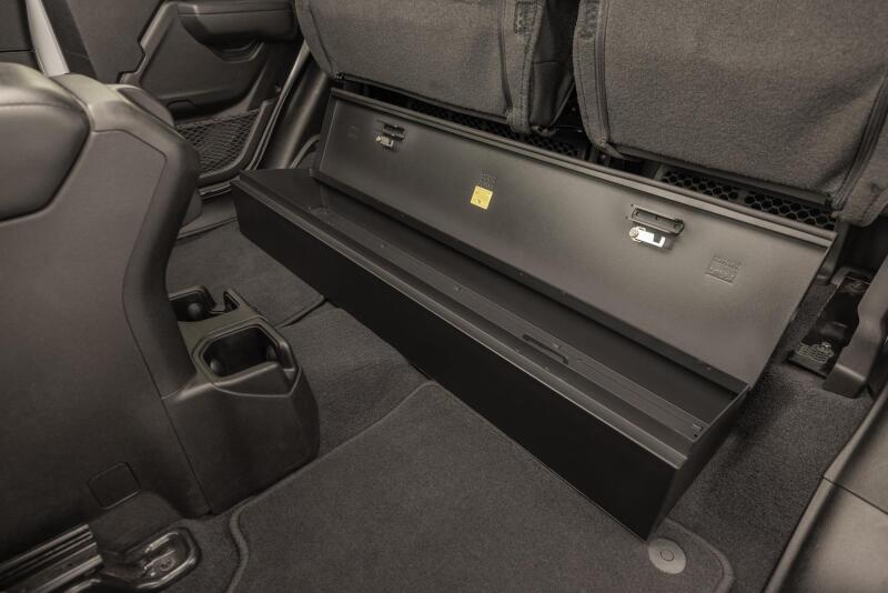 Tuffy Products Tuffy 2019+ Jeep Gladiator Underseat Lockbox W/ Keyed Lock 387-01 387-01 Photo - Close Up