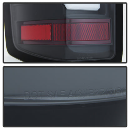 Spyder Chevy 1500 14-16 Light Bar LED Tail Lights Blk ALT-YD-CS14-LBLED-BK 5079985 5079985 User 1
