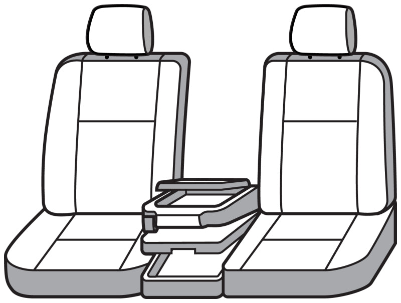 Covercraft 21-24 Ford F-150 Polycotton SeatSaver Custom Front Row Seat Covers - Charcoal SS3489PCCH SS3489PCCH Photo - out of package