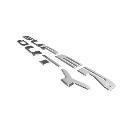 Putco Ford Super Duty Letters (Stamped/Stainless Steel) Hood/Front 55553FD Photo - Primary