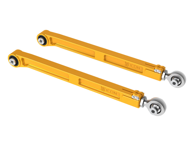 ICON 22-23 Toyota Tundra / 2024 Toyota Tacoma Billet Rear Lower Link Kit - Gold Anodized 54002G 54002G User 1