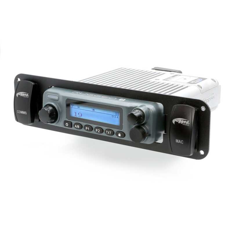 Rugged Radios In-Dash Mount with Two Switch Holes for Rugged Radios MT-IDM-RM-SW2 MT-IDM-RM-SW2 Photo - Primary