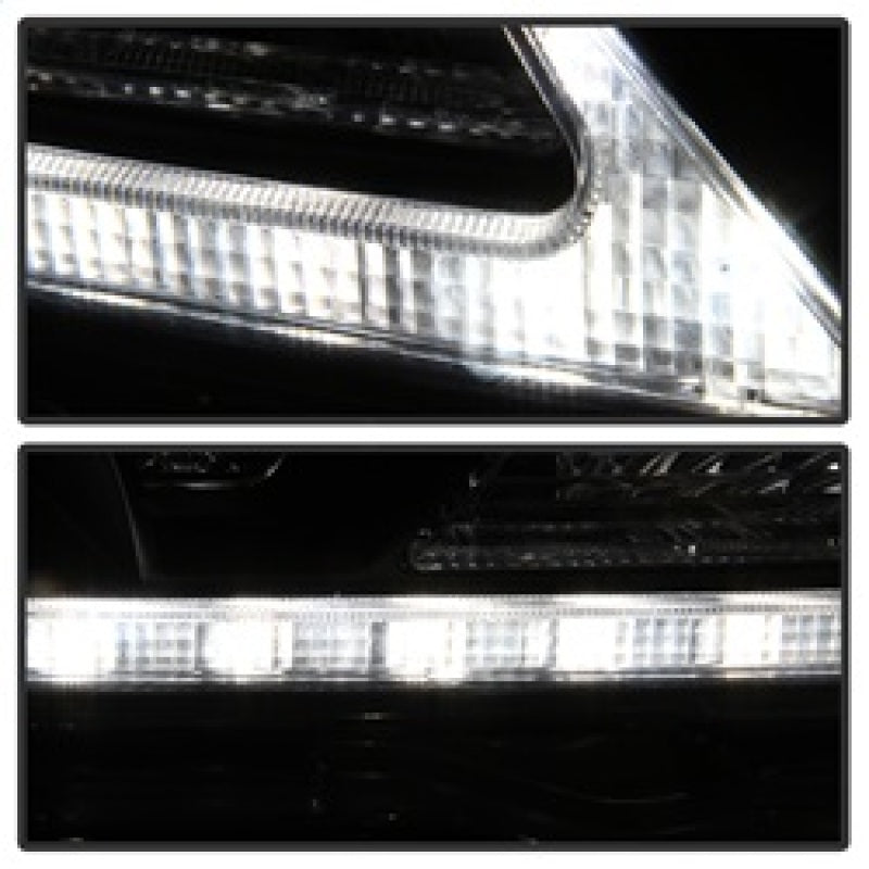 Spyder Toyota Sienna 2011-2014  Projector Headlights - DRL LED - Black PRO-YD-TSEN11-DRL-BK 5083982 5083982 Photo - Unmounted