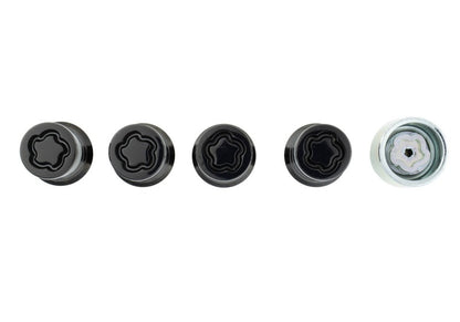 Ford Racing M14 x 1.5 Black Security Lug Nut Kit - Set of 4 M-1A043-A M-1A043-A Photo - Unmounted
