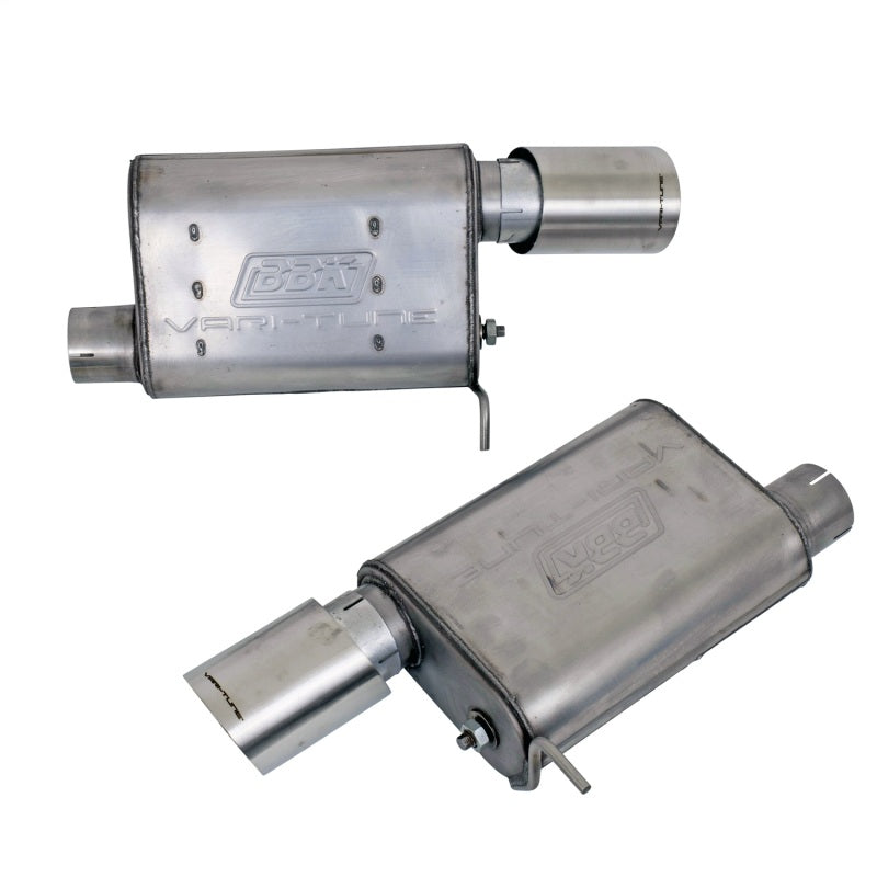 BBK 2015-16 Mustang GT Varitune Complete Cat Back Exhaust System (Includes Resonator Delete X-Pipe) 30065 30065 Photo - Unmounted