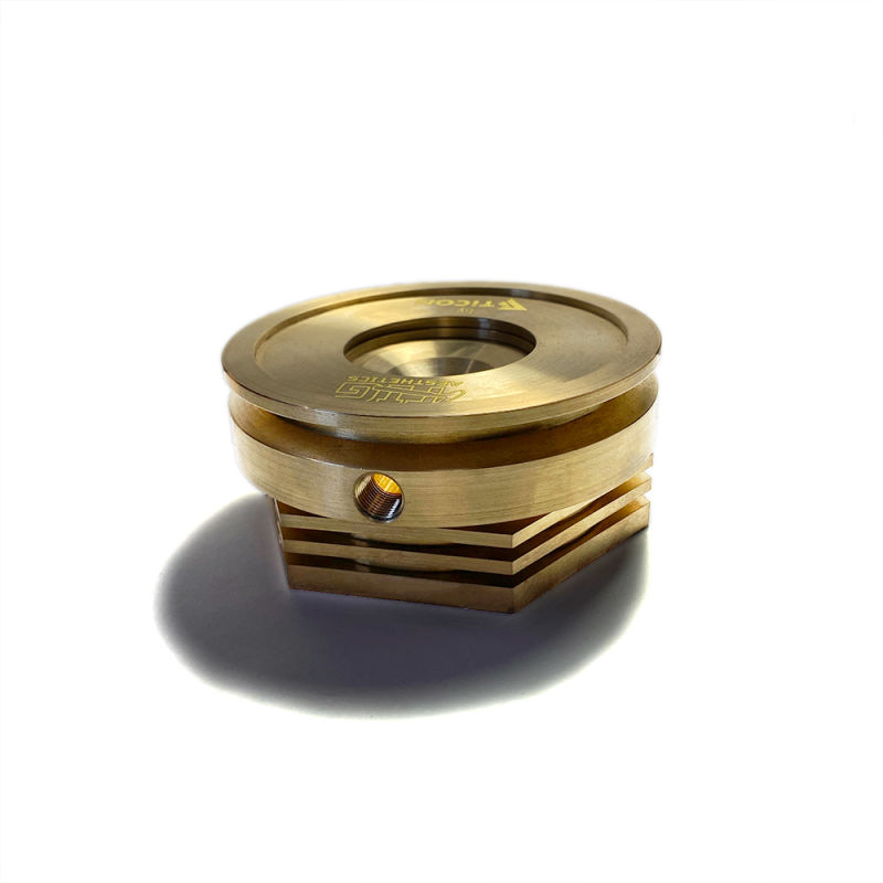 Ticon Industries Tig Aesthetics 3in Universal Vband Heat Sink w/ Purge - Tellurium Copper 903-75076-1001 903-75076-1001 User 1