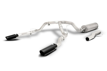 Gibson 2021 GMC Yukon/Chevy Tahoe 5.3L 2/4WD Cat-Back Dual Split Exhaust System - Stainless 65682B 65682B Photo - Primary