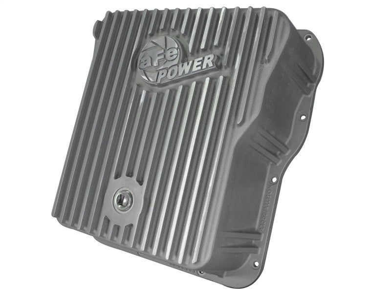 aFe Transmission Pan, Machined Fins - GM Diesel Trucks 01-16 V8-6.6L (td) 46-70070 Photo - Primary