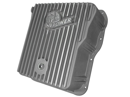 aFe Transmission Pan, Machined Fins - GM Diesel Trucks 01-16 V8-6.6L (td) 46-70070 Photo - Primary