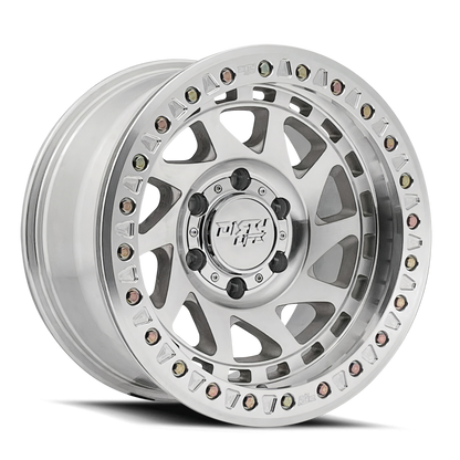 Dirty Life 9313 Enigma Race 17x9 / 6x135 BP / -12mm Offset / 87.1mm Hub Machined Wheel 9313-7936M12 9313-7936M12 Photo - Primary