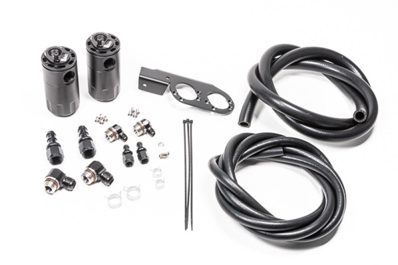 Radium Engineering Dual Catch Can Kit Nissan Z33 V35 VQ35DE/HR Fluid Lock 20-0729-FL 20-0729-FL Photo - Primary