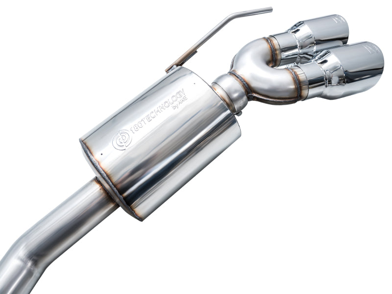 AWE Tuning 2020+ Ford Explorer ST Touring Edition Exhaust w/ Chrome Silver Tips 3015-42625 3015-42625 Photo - out of package