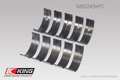 King Engine Bearings King Nissan SR20DE/DET (2.0L) (Size STD) Performance Coated Main Bearing Set MB5243XPC MB5243XPC User 1