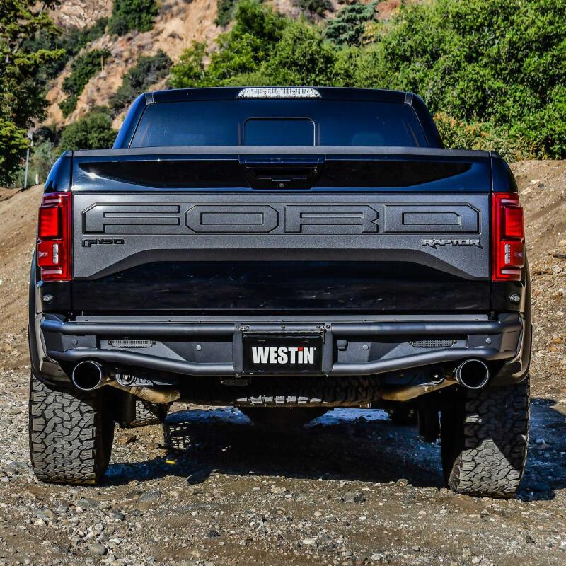 Westin 17-20 Ford F-150 Raptor Outlaw Rear Bumper - Tex. Blk 58-82025 58-82025 Photo - Mounted