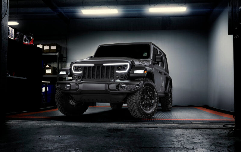 ORACLE Lighting Oracle VECTOR Series Full LED Grille - Jeep Wrangler JL/JT - NA 5837-PRO 5837-PRO Photo - lifestyle view