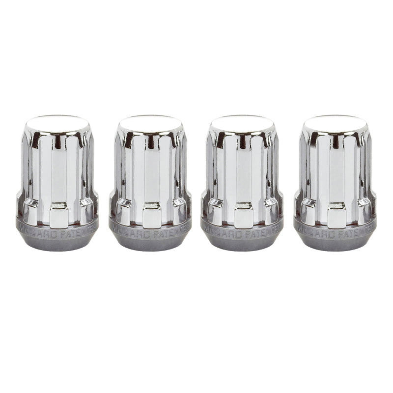 McGard SplineDrive Lug Nut (Cone Seat) M12X1.25 / 1.24in. Length (4-Pack) - Chrome (Req. Tool) 65354 65354 Photo - out of package