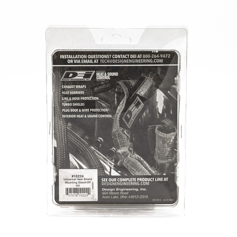 DEI Universal Heat Shield Stand-Off Mounting Kit 10224 10224 Photo - in package