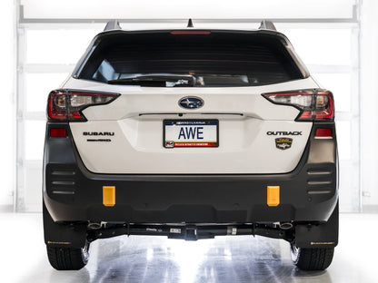 AWE Tuning AWE 20-25 Subaru Outback (Wilderness & XT) 0FG Catback Exhaust w/Dual BashGuards 3015-38246 3015-38246 Photo - Mounted