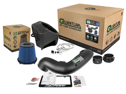 aFe Quantum Pro 5R Cold Air Intake System 17-18 Ford Powerstroke V8-6. 53-10004R Photo - Unmounted