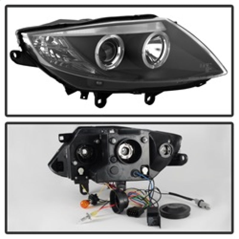 Spyder BMW Z4 03-08 Projector Headlights Xenon/HID Model Only - LED Halo Black PRO-YD-BMWZ403-HID-BK 5029676 5029676 Photo - Unmounted