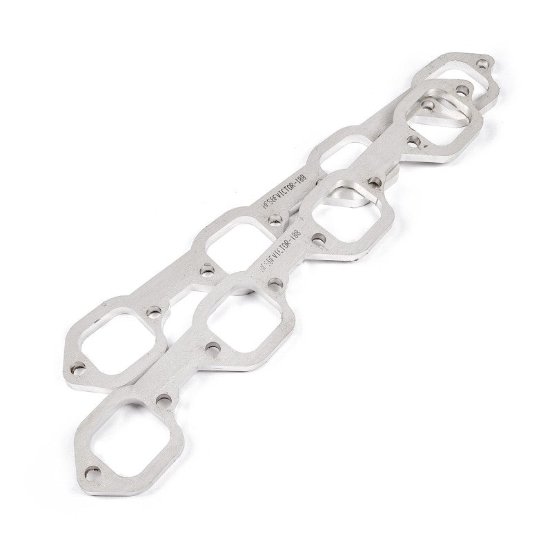 Stainless Works SBF Victor Senior Heads Square Port Header 304SS Exhaust Flanges 1-7/8in Primaries HFSBFVICTOR188 HFSBFVICTOR188 Photo - Primary