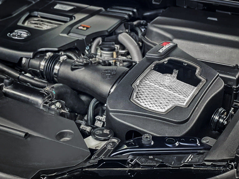 aFe Momentum HD Cold Air Intake System w/ Pro DRY S Filter 2022 Toyota Land Cruiser V6-3.3L (td) 50-70098D 50-70098D Photo - Mounted