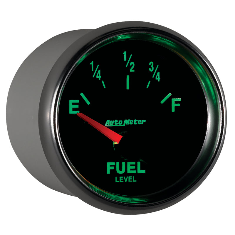 Autometer GS 52mm 0-90 ohms Short Sweep Electronic Fuel Level GM Gauge 3813 3813 User 6