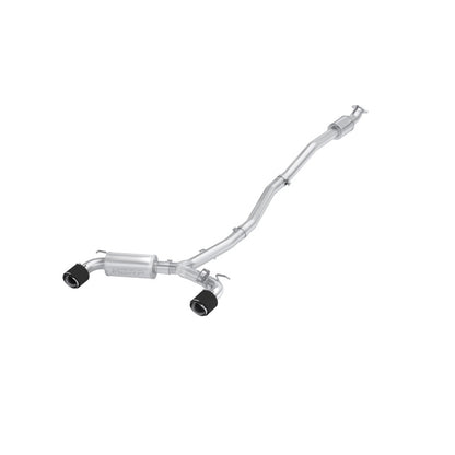 MBRP 22-23 Hyundai Kona N 2.0L Turbo 3in Cat Back Dual Rear with Carbon Fiber Tips - T304 S47093CF S47093CF Photo - Primary