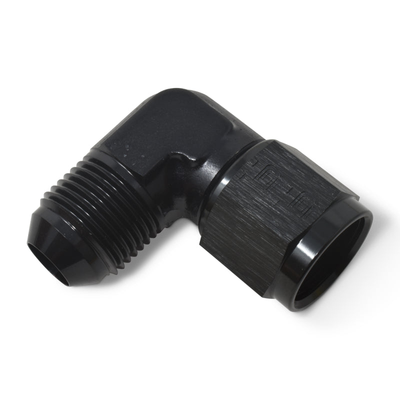 Russell -8 AN 90° Female AN To Male AN (Black Finish) 614807 Photo - out of package