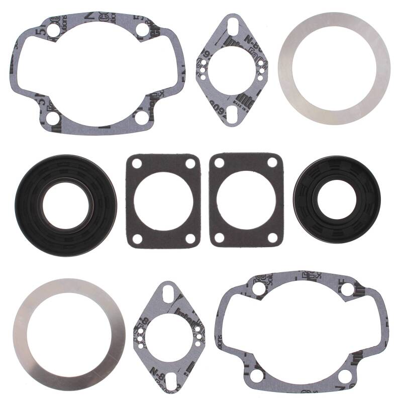 Vertex Pistons Vertex Gaskets 1975 Arctic Cat El Tigre 250 Z (Kawaski) FA/2 Complete Gasket Kit w/ Oil Seals 711053X 711053X Photo - Primary