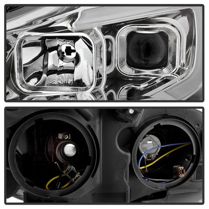SPYDER xTune 13-16 Ford Escape 13-16 LED Light Bar Halogen Proj Headlights - Chrome (PRO-JH-FESCA13-LB-C) 9042928 9042928 Photo - Unmounted