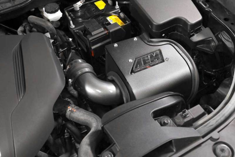 AEM Induction AEM 18-19 Mazda 6 2.5L L4 Turbo Polished Cold Air Intake 21-861C 21-861C Photo - Mounted