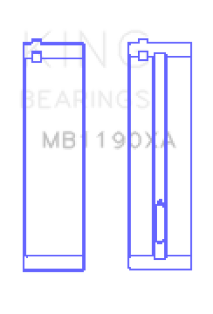 King Engine Bearings King 2003-2005 Dodge Sprinter Van Standard Main Bearing Set MB1190XA MB1190XA Photo - Primary