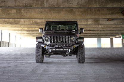 DV8 Offroad 07-18 Jeep Wrangler JK / 18-23 Wrangler JL / 20-23 Gladiator JT MTO Series Front Bumper FBJL-12 FBJL-12 Photo - Unmounted