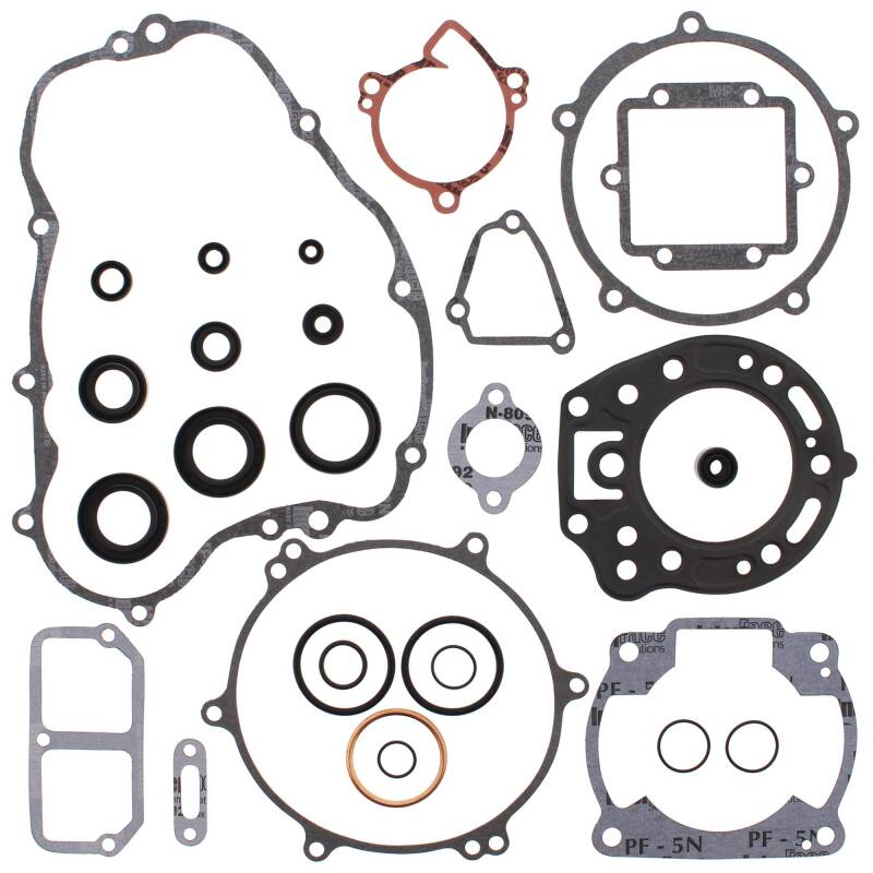 Vertex Pistons Vertex Gaskets 89-94 Kawasaki KDX200 Complete Gasket Kit w/ Oil Seals 811440 811440 Photo - Primary