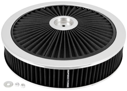 Spectre ExtraFlow HPR Air Cleaner Assembly 14in. x 3in. - Black 47621 47621 Photo - Primary