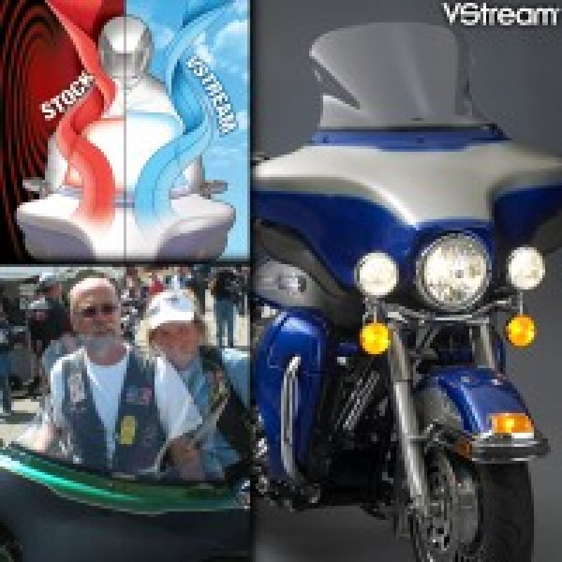 National Cycle 96-13 Harley Davidson FLHT/FLHX/FLHTK Touring/Tri-Glide VS Mid/Std. Windshield-Clear N20403 N20403 User 1