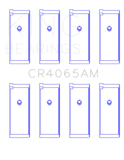 King Engine Bearings King 91-04 Nissan 146CI/2.4L KA24DE L4 / 89-97 146CI/2.4L KA24E L4  (Size +0.5) Rod Bearing Set CR4065AM0.5 CR4065AM0.5 Photo - Primary