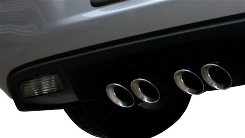 Corsa Performance 2.5" Dual Rear Exit Cat-Back Exhaust System with Twin 3.5" Tips 14169CB6 Photo - Mounted