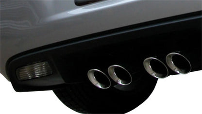 Corsa Performance 2.5" Dual Rear Exit Cat-Back Exhaust System with Twin 3.5" Tips 14169CB6 Photo - Mounted