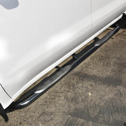 Westin 2019 Chevrolet Silverado/Sierra 1500 Crew Cab E-Series 3 Nerf Step Bars - Black 23-4135 23-4135 Photo - Mounted