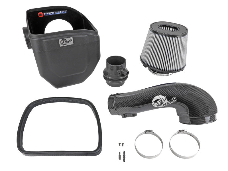 aFe 19-23 Nissan Patrol 4.8L L6 Track Series Carbon Fiber Intake System w/Pro DRY S Filter 57-10019D 57-10019D Photo - Unmounted