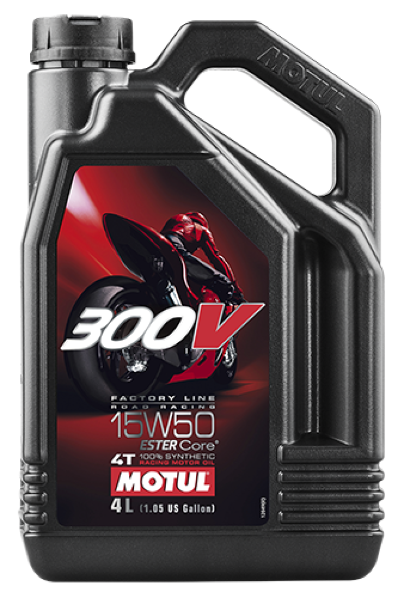 Motul 4L Factory Line Road Racing 300V 15W50 104129 104129 User 1