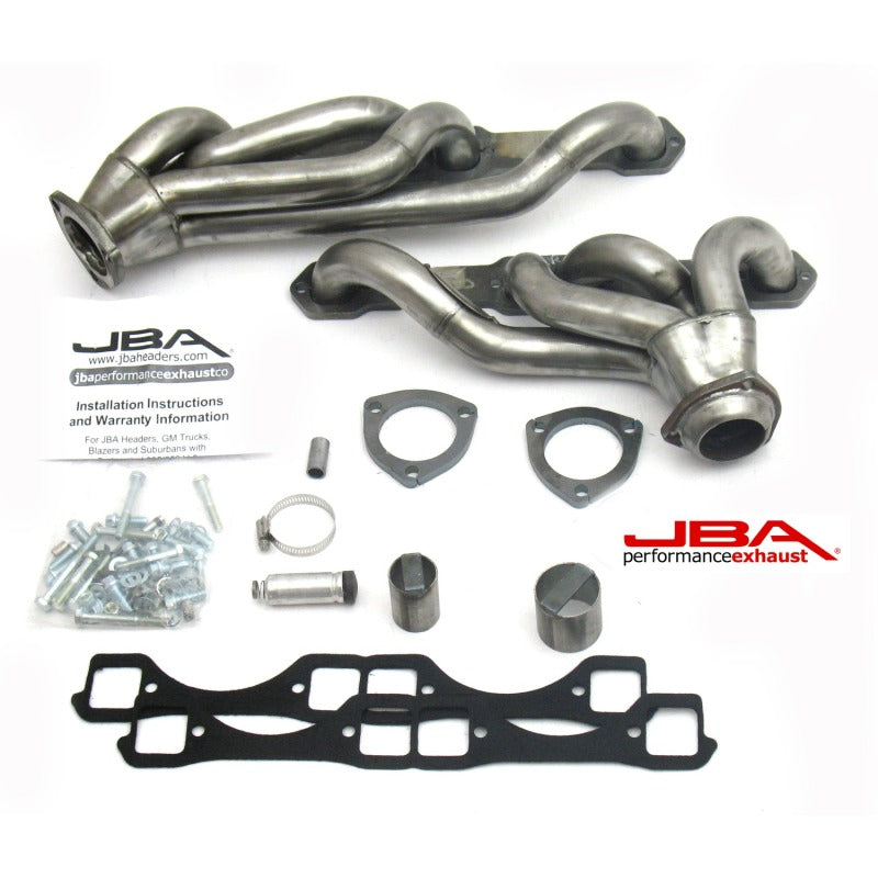 JBA 65-86 GM Truck 265-400 Carbureted w/A.I.R. 1-5/8in Primary Raw 409SS Cat4Ward Header 1830S-6 1830S-6 Photo - Primary