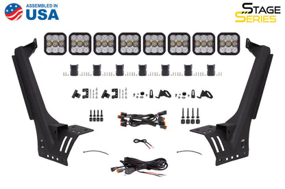 Diode Dynamics Jeep JL SS5 Pro CrossLink Windshield - White Combo Lightbar Kit DD7262 DD7262 User 7