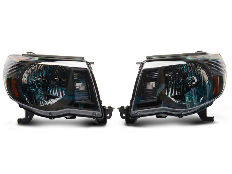 Raxiom 05-11 Toyota Tacoma Axial Series OE Replacement Headlights- Blk Housing (Clear Lens) TT26260