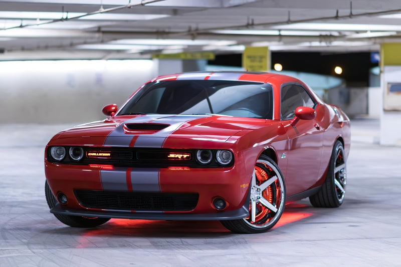 ORACLE Lighting Oracle LED Illuminated Wheel Rings - Double LED - Red 4228-003 4228-003 Photo - lifestyle view
