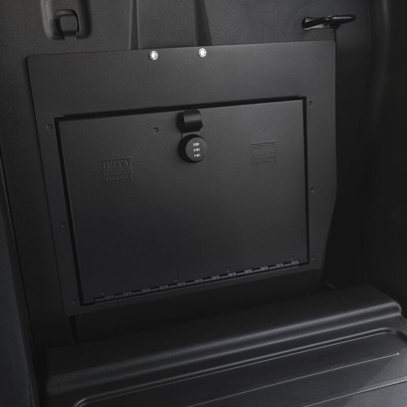 Tuffy Products Tuffy 05-23 Toyota Tacoma Behind Seat Cubby Cover W/ Combo Lock 331-01-A 331-01-A Photo - Close Up