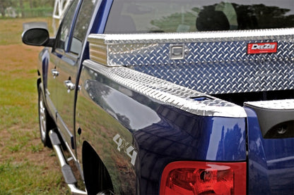 Dee Zee Deezee 02-09 Dodge Ram Bed Cap Wrap W/Stake Pockets Brite-Tread Aluminum 8Ft Bed DZ31983 DZ31983 Photo - Mounted